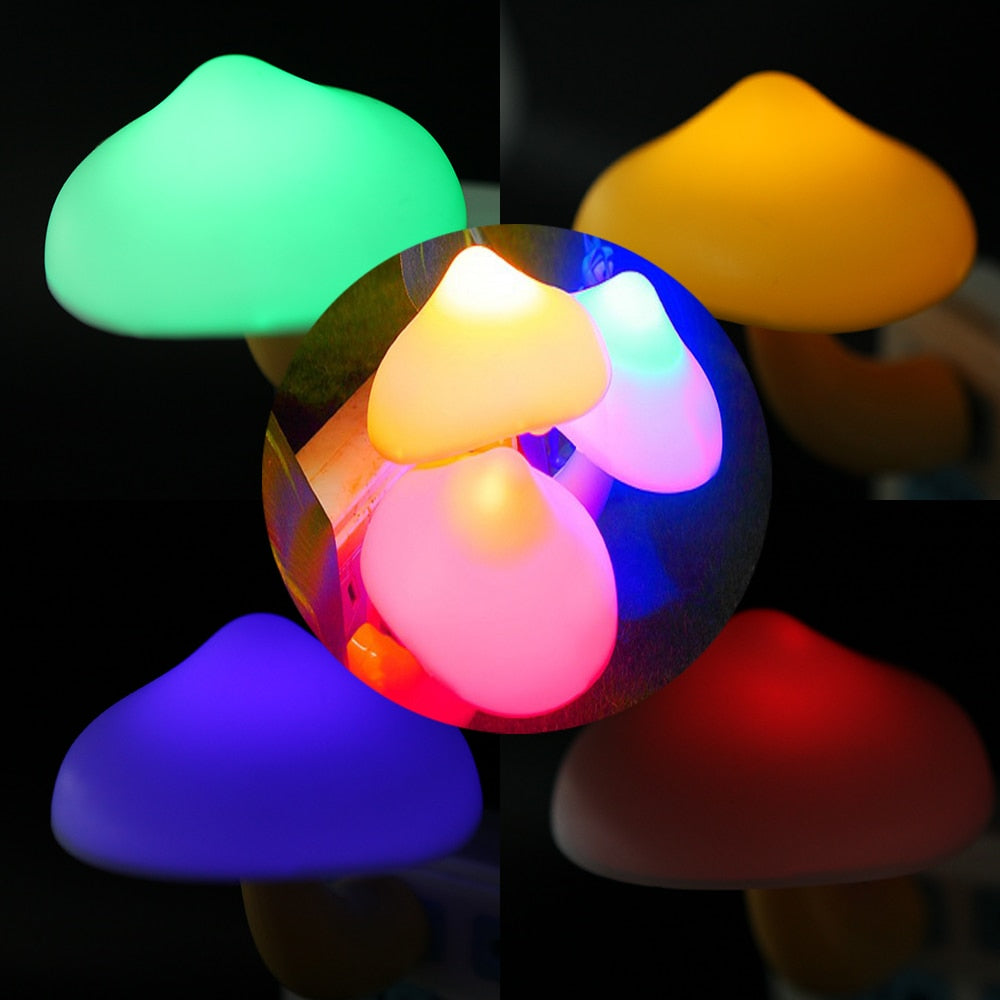 Mushroom LED nacht light